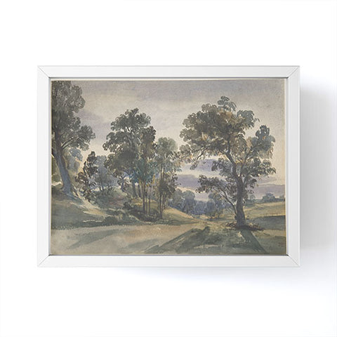 Shopability A Parkland View at Dusk Framed Mini Art Print