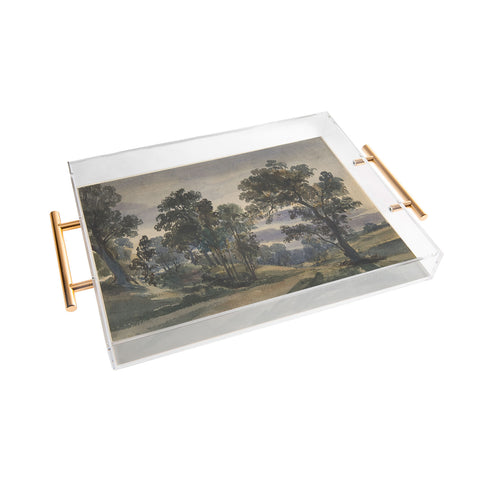 Shopability A Parkland View at Dusk Acrylic Tray