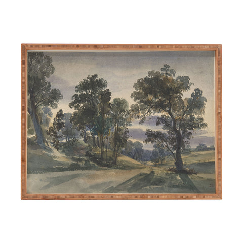 Shopability A Parkland View at Dusk Rectangular Tray