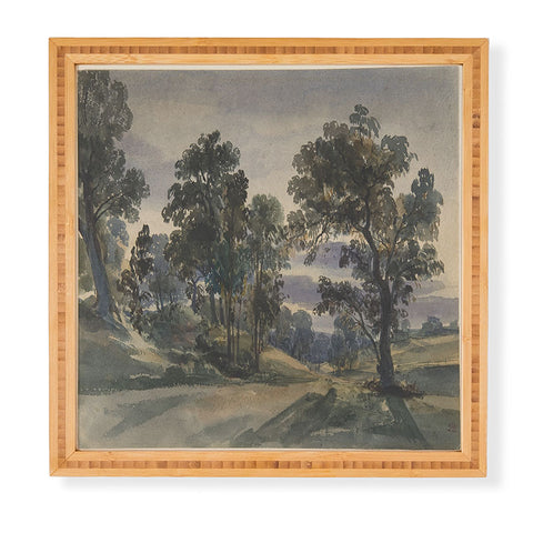 Shopability A Parkland View at Dusk Framed Wall Art