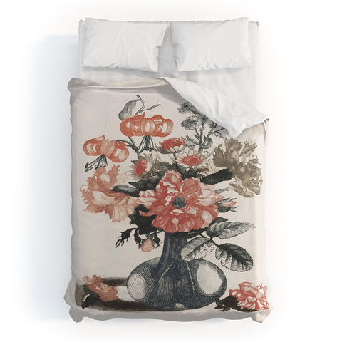 Shopability Five Prints of Flowers in Vase Duvet Cover