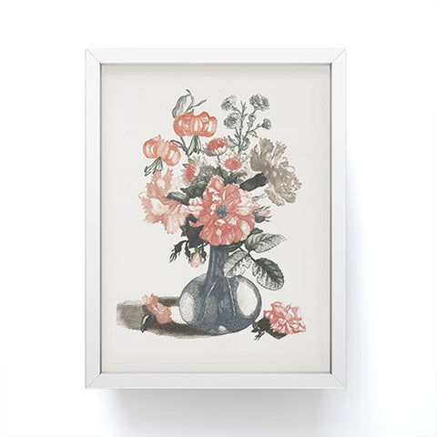 Shopability Five Prints of Flowers in Vase Framed Mini Art Print