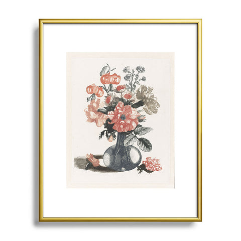 Shopability Five Prints of Flowers in Vase Metal Framed Art Print