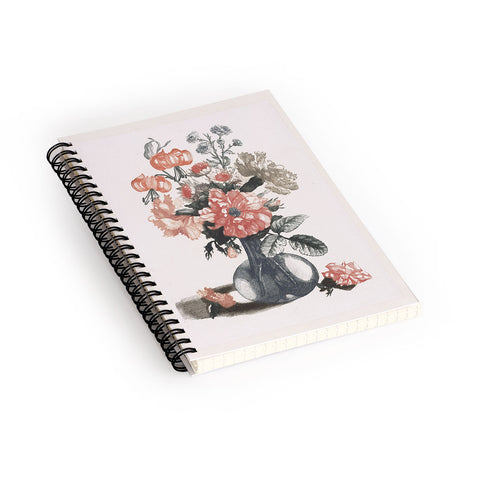 Shopability Five Prints of Flowers in Vase Spiral Notebook