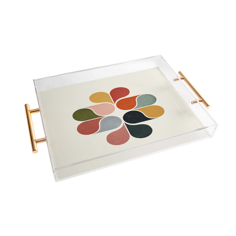 Showmemars Abstract modern art Acrylic Tray