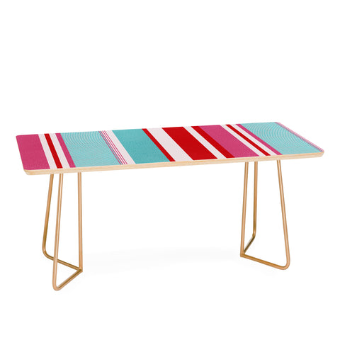 Showmemars Bold Color Play Pink Coffee Table