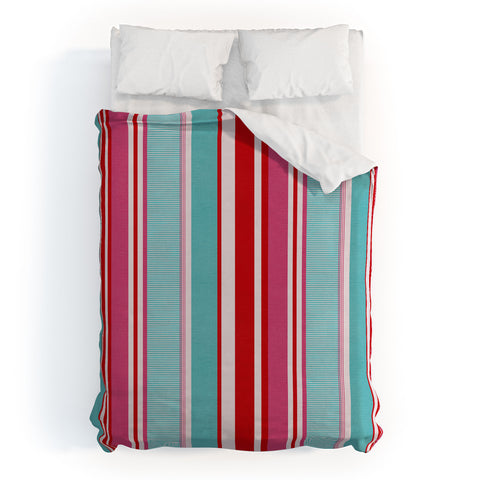 Showmemars Bold Color Play Pink Duvet Cover