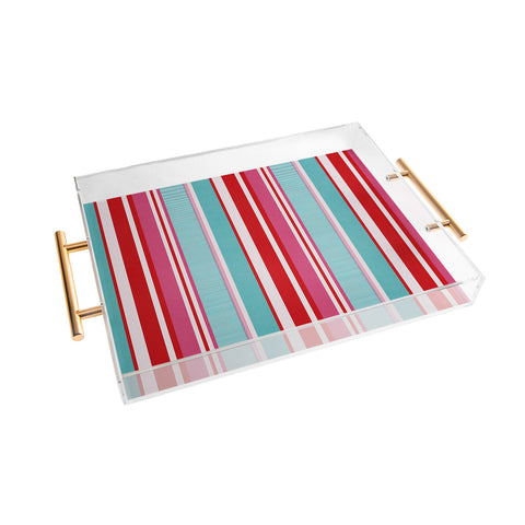 Showmemars Bold Color Play Pink Acrylic Tray