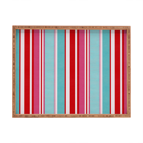 Showmemars Bold Color Play Pink Rectangular Tray