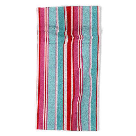 Showmemars Bold Color Play Pink Beach Towel