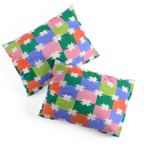 Showmemars Checkered holiday pattern Pillow Shams