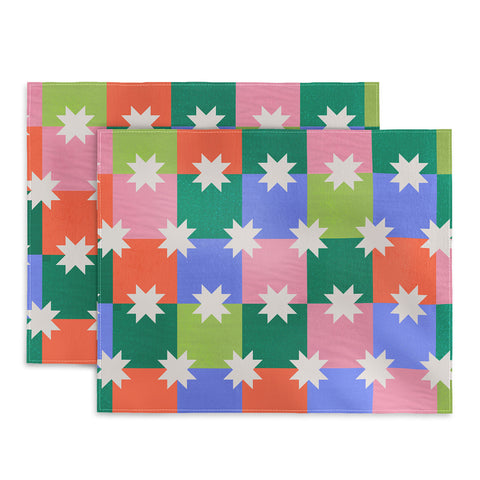 Showmemars Checkered holiday pattern Placemat