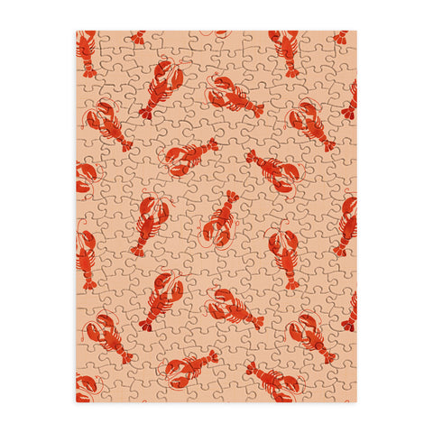 Showmemars Classic Red Lobsters Pattern Puzzle