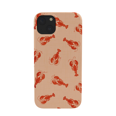 Showmemars Classic Red Lobsters Pattern Phone Case