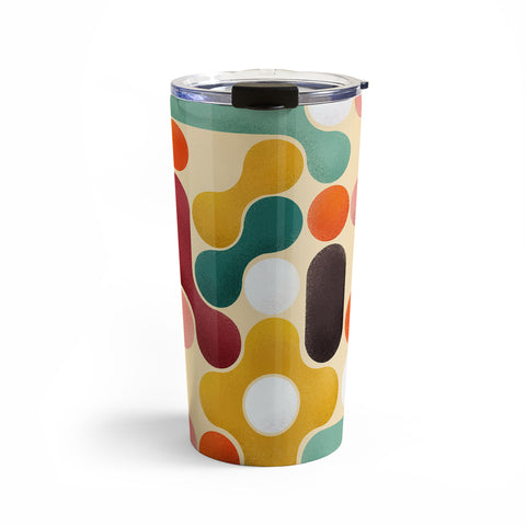 Showmemars Color pops mid century style Travel Mug