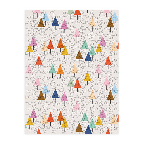 Showmemars Colorful Little Festive Trees Puzzle