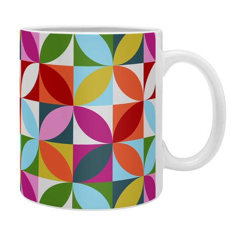 Showmemars Colorful Retro Pattern Coffee Mug
