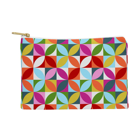 Showmemars Colorful Retro Pattern Pouch