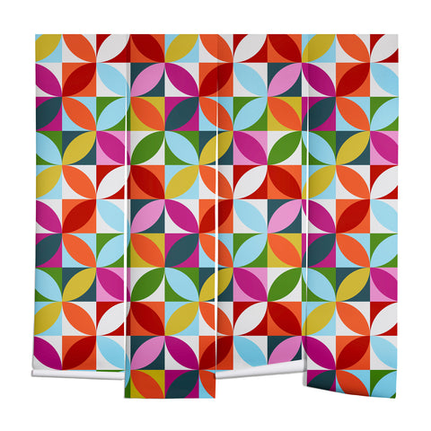 Showmemars Colorful Retro Pattern Wall Mural