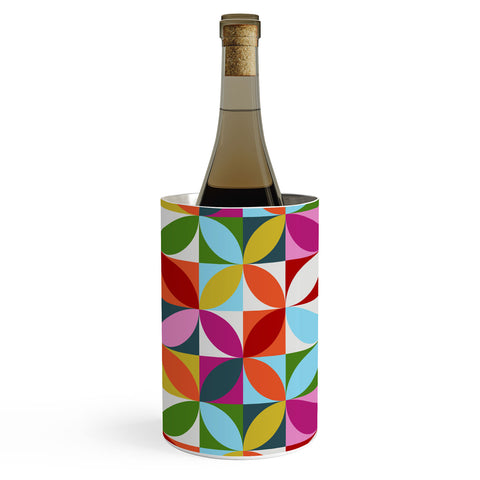 Showmemars Colorful Retro Pattern Wine Chiller
