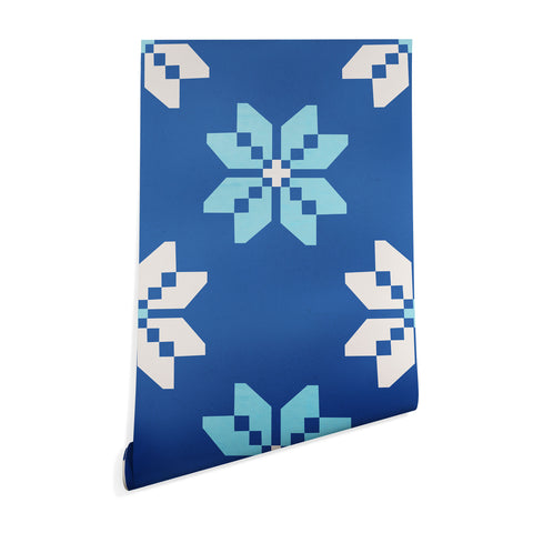 Showmemars Contrasting Blues Bethlehem Stars Wallpaper