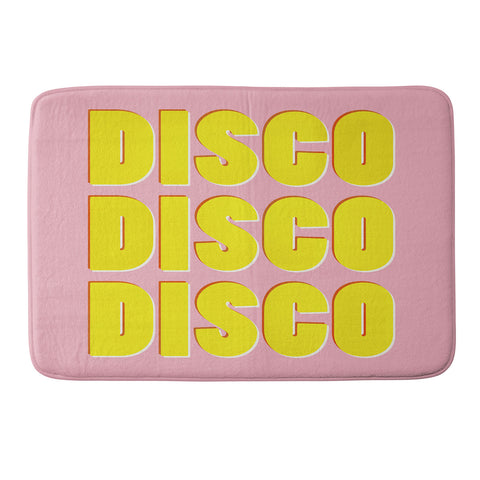 Showmemars DISCO DISCO DISCO Memory Foam Bath Mat