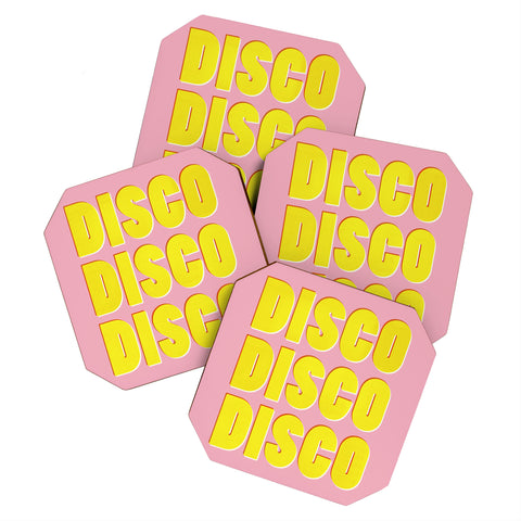 Showmemars DISCO DISCO DISCO Coaster Set