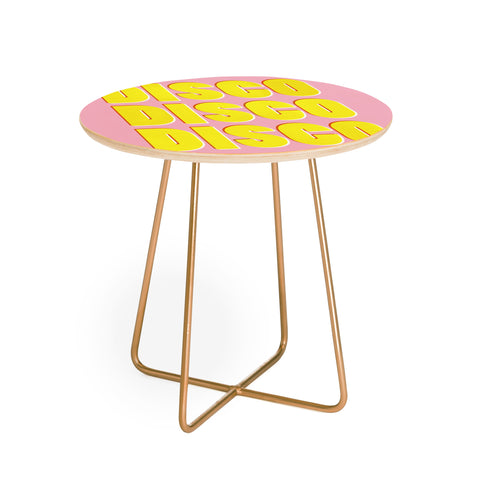 Showmemars DISCO DISCO DISCO Round Side Table