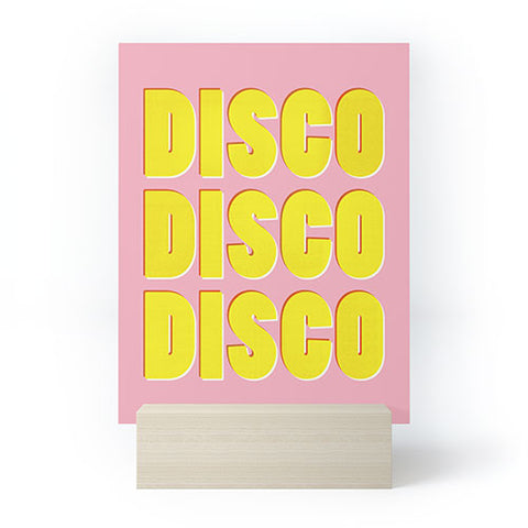 Showmemars DISCO DISCO DISCO Mini Art Print
