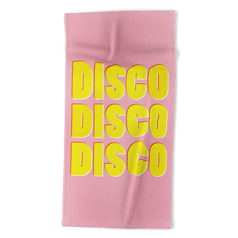 Showmemars DISCO DISCO DISCO Beach Towel