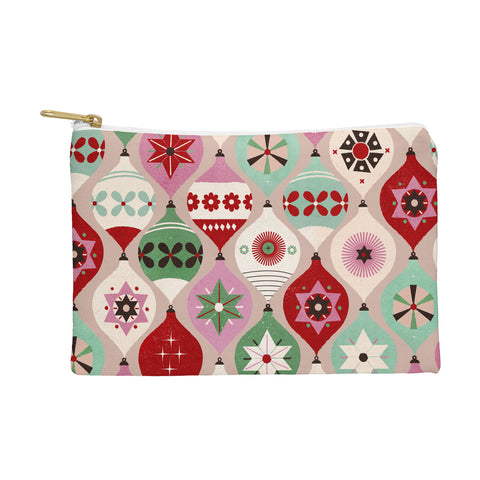 Showmemars Festive Baubles Pattern Pouch
