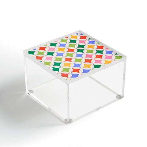 Showmemars Festive Geometry Pattern Acrylic Box