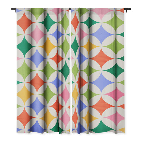 Showmemars Festive Geometry Pattern Blackout Non Repeat