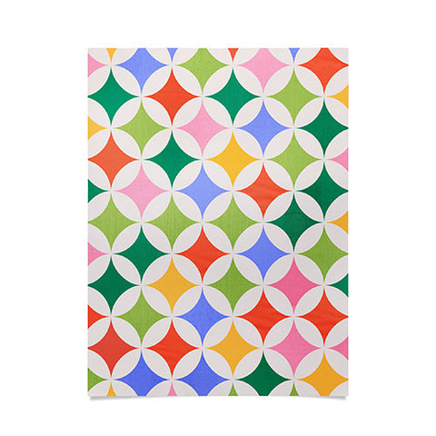Showmemars Festive Geometry Pattern Poster