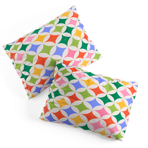 Showmemars Festive Geometry Pattern Pillow Shams