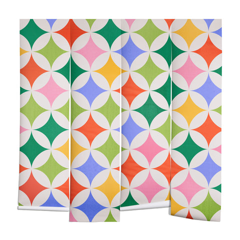 Showmemars Festive Geometry Pattern Wall Mural