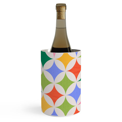 Showmemars Festive Geometry Pattern Wine Chiller