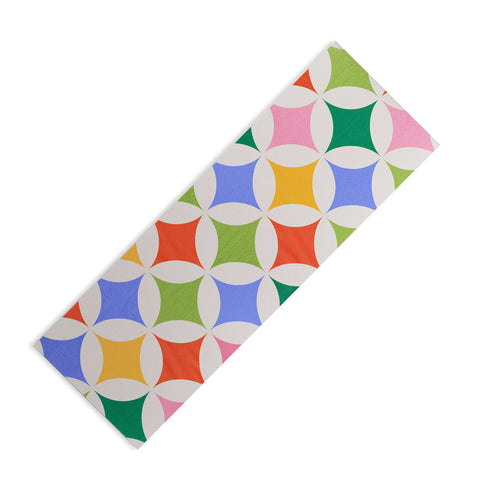 Showmemars Festive Geometry Pattern Yoga Mat