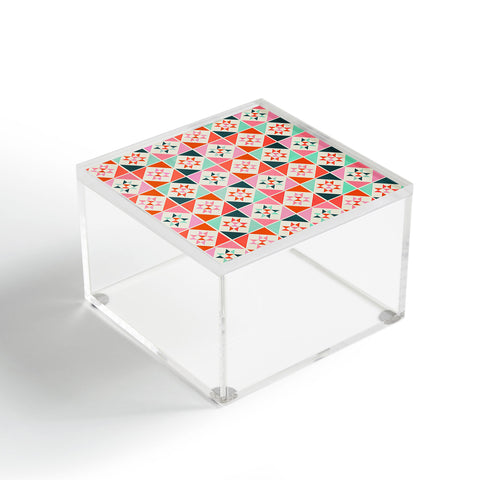 Showmemars Festive Quilt Pattern no3 Acrylic Box