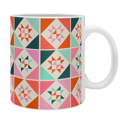 Showmemars Festive Quilt Pattern no3 Coffee Mug