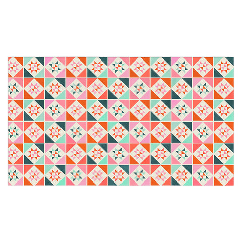 Showmemars Festive Quilt Pattern no3 Tablecloth