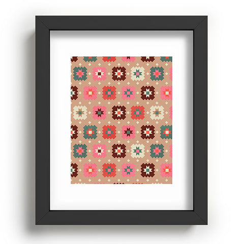 Showmemars Festive Winter Quilt Tiles Recessed Framing Rectangle