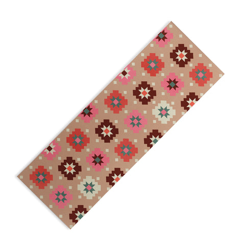 Showmemars Festive Winter Quilt Tiles Yoga Mat