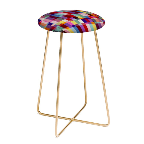 Showmemars Futuristic Cyber Crossing Counter Stool