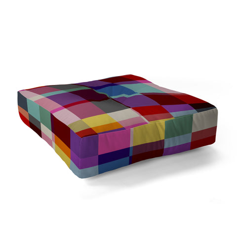 Showmemars Futuristic Cyber Crossing Floor Pillow Square