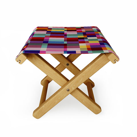 Showmemars Futuristic Cyber Crossing Folding Stool