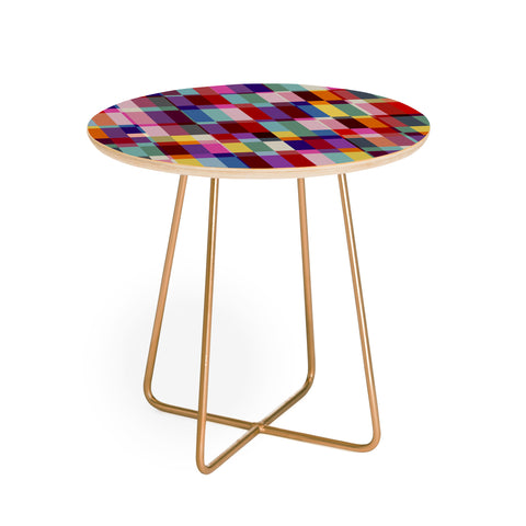 Showmemars Futuristic Cyber Crossing Round Side Table