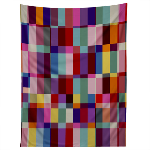 Showmemars Futuristic Cyber Crossing Tapestry