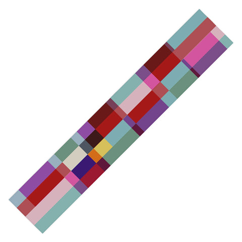 Showmemars Futuristic Cyber Crossing Table Runner