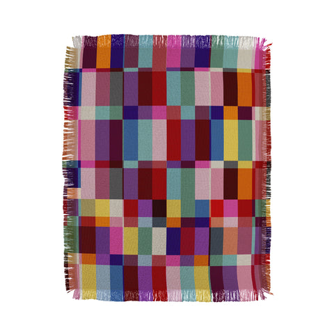 Showmemars Futuristic Cyber Crossing Throw Blanket